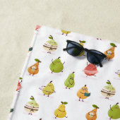 Children's pattern of fun pears strandlaken (In situ)