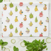 Children's pattern of fun pears theedoek (Gevouwen)