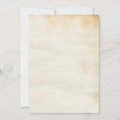 Childrens Pirate Themed Birthday Party Invitation Kaart (Achterkant)