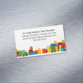 Children's Play Therapist Toys Kids Psychologist Magnetisch Visitekaartje (Voorbeeld)