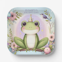 Children's Princess Frog Leuk Verjaardagsfeest