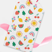 Children's Thank You Card, Rainbows and Sunshine Cadeaulabel