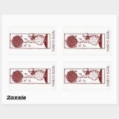 Child's Alphabet Tree Bookplate Sticker (Vel)