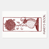 Child's Alphabet Tree Bookplate Sticker (Voorkant)
