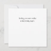 Child's Art Style Santa and Cookies Flat Greeting Kaart (Achterkant)