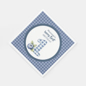 Child's Blueberry Berry First Birthday Servet (Hoek)