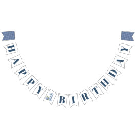 Child's Blueberry Berry First Birthday Vlaggetjes