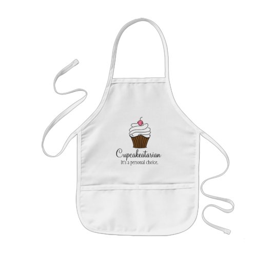 Childs Cupcake Apron Kinder Schort (Voorkant)