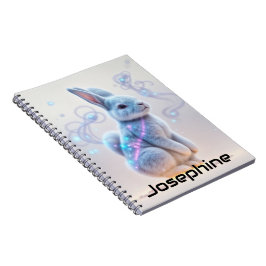 Childs Galaxy Blue getint konijn Notitieboek