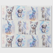 Childs Galaxy Collectie puppy, kitten, poes, konij Cadeaupapier (Vlak)