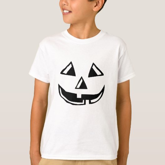 Childs Haloween Pumpkin Shirt (Voorkant)