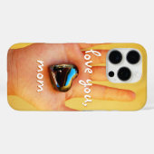 Child's Hand Blauw Hart Fotografie Hou Je Mama Case-Mate iPhone Case (Achterkant (horizontaal))