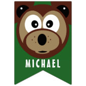 Child's Happy Birthday Beer Custom Vlaggetjes (Eerste vlag)