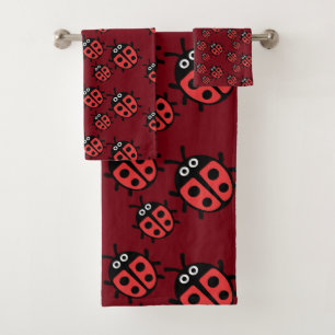 Childs lieveheersbeestje bad handdoek