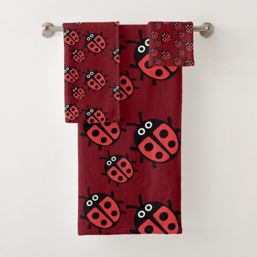 Childs lieveheersbeestje bad handdoek (Insitu)