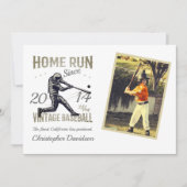 Childs Little League Baseball Birthday Invitation Kaart (Voorkant)