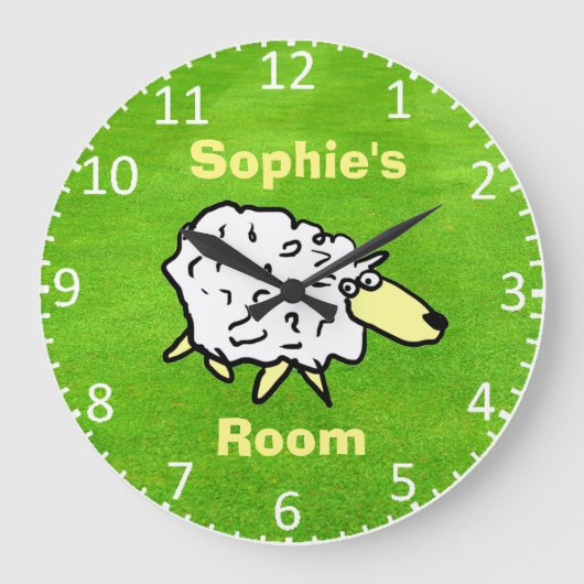 Child's Name shows it's His or Hers Room Grote Klok (Voorkant)