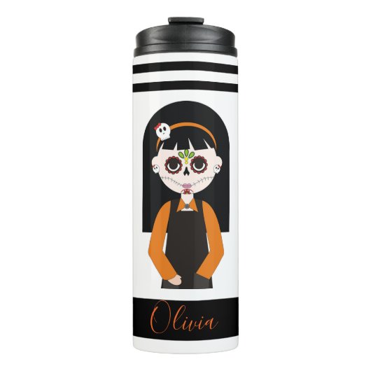 Childs Sugar Skull Girl Thermosbeker (Voorkant)