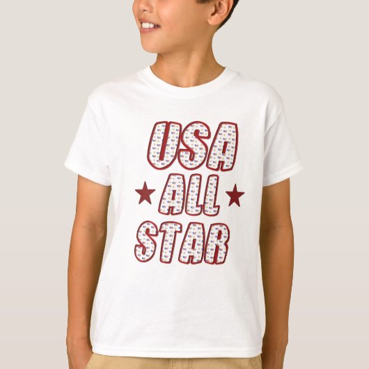 CHILDS USA ALL-STAR T-SHIRT (Voorkant)