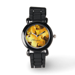 Childs Watch personaliseert de naam Golden Autumn  Horloge