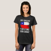 Chile Chilean Flag Map Pride Chileno Camiseta Cach T-shirt (Voorkant volledig)