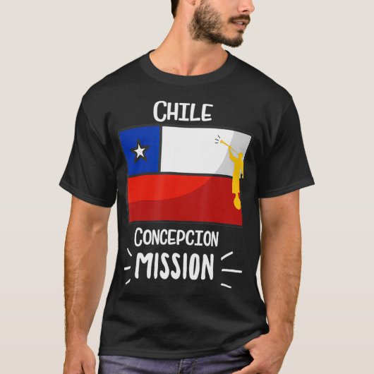 Chile Concepcion Mormon LDS Mission Missionary T-shirt (Voorkant)