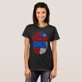 Chile DNA Country Flag Citizenship Hispanic Race C T-shirt (Voorkant volledig)