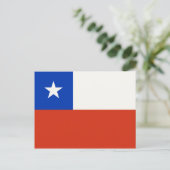 CHILE FLAG BRIEFKAART (Staand voorkant)