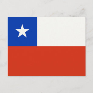 CHILE FLAG BRIEFKAART