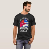 Chile Flag Cuba Grown  Humor Citizen Pride T-shirt (Voorkant volledig)