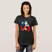 Chile Flag Mexico Grown Ring Marriage Wedding T-shirt (Voorkant volledig)
