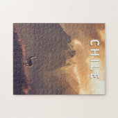 Chile Illustration Travel Art Vintage Legpuzzel (Horizontaal)