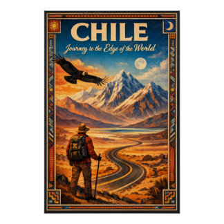 CHILE – Journey to the Edge of the World Perfect Poster