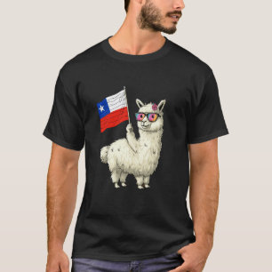 Chile Lama Chileense trots Chileense wortels Chile T-shirt