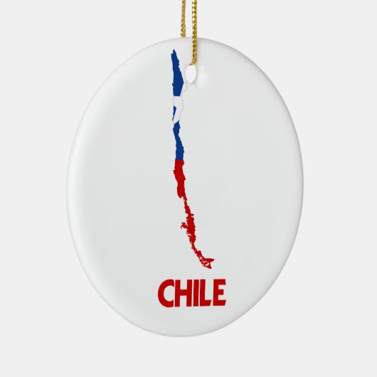 CHILE MAP KERAMISCH ORNAMENT (Rechts)
