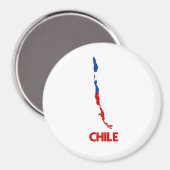 CHILE MAP MAGNEET (Voorkant / Achterkant)