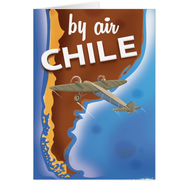 Chile Oude Reisposter (Voorkant)