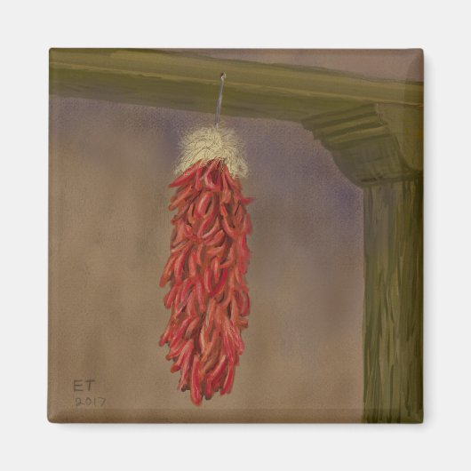 Chile Ristra Magneet (Voorkant)