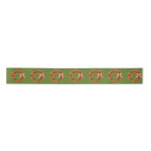 Chile Ristra Wreaths Pattern Satijnen Lint (Voorkant)