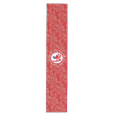 Chile Rode LOVE Vlag Gepersonaliseerd  Medium Tafelloper (Voorkant)