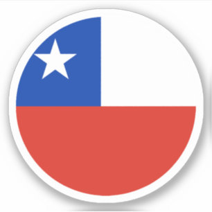 Chile Ronde Sticker