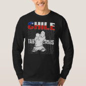 Chile Table Tennis   Support Chilean Ping Pong Tea T-shirt (Voorkant)