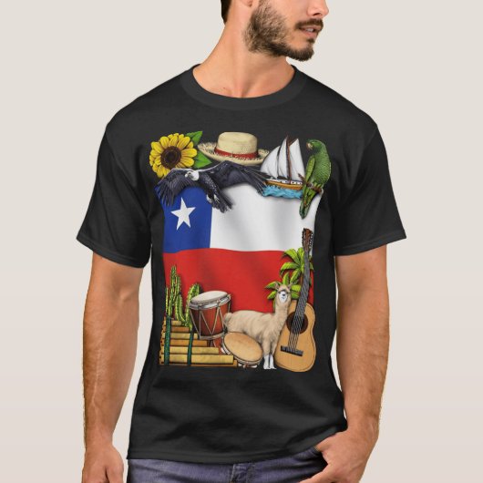 Chile vintage t-shirt (Voorkant)