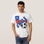 CHILE World Soccer Fan Tshirts (Voorkant volledig)