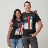 Chilean American Flag T-Shirt Pride Chile USA (Unisex)