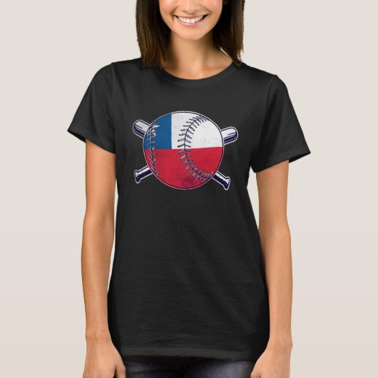Chilean Baseball Sport Chile Baseball Team T-shirt (Voorkant)