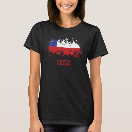 Chilean enthusiasts for Chile and Chile T-shirt (Voorkant)