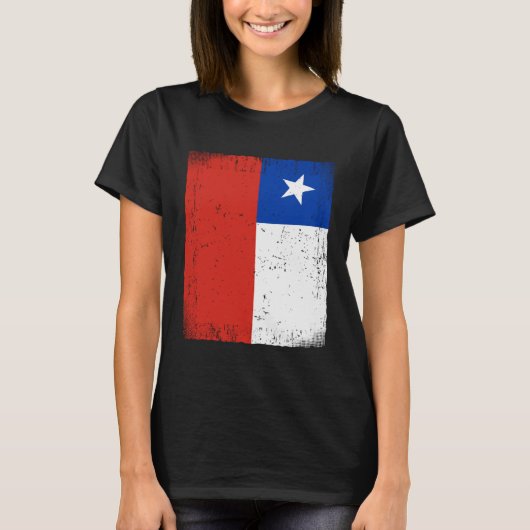 Chilean Flag Chile  1 T-shirt (Voorkant)