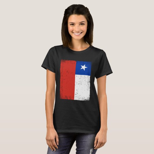 Chilean Flag Chile 1 T-shirt (Voorkant volledig)