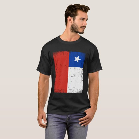 Chilean Flag Chile  1 T-shirt (Voorkant volledig)